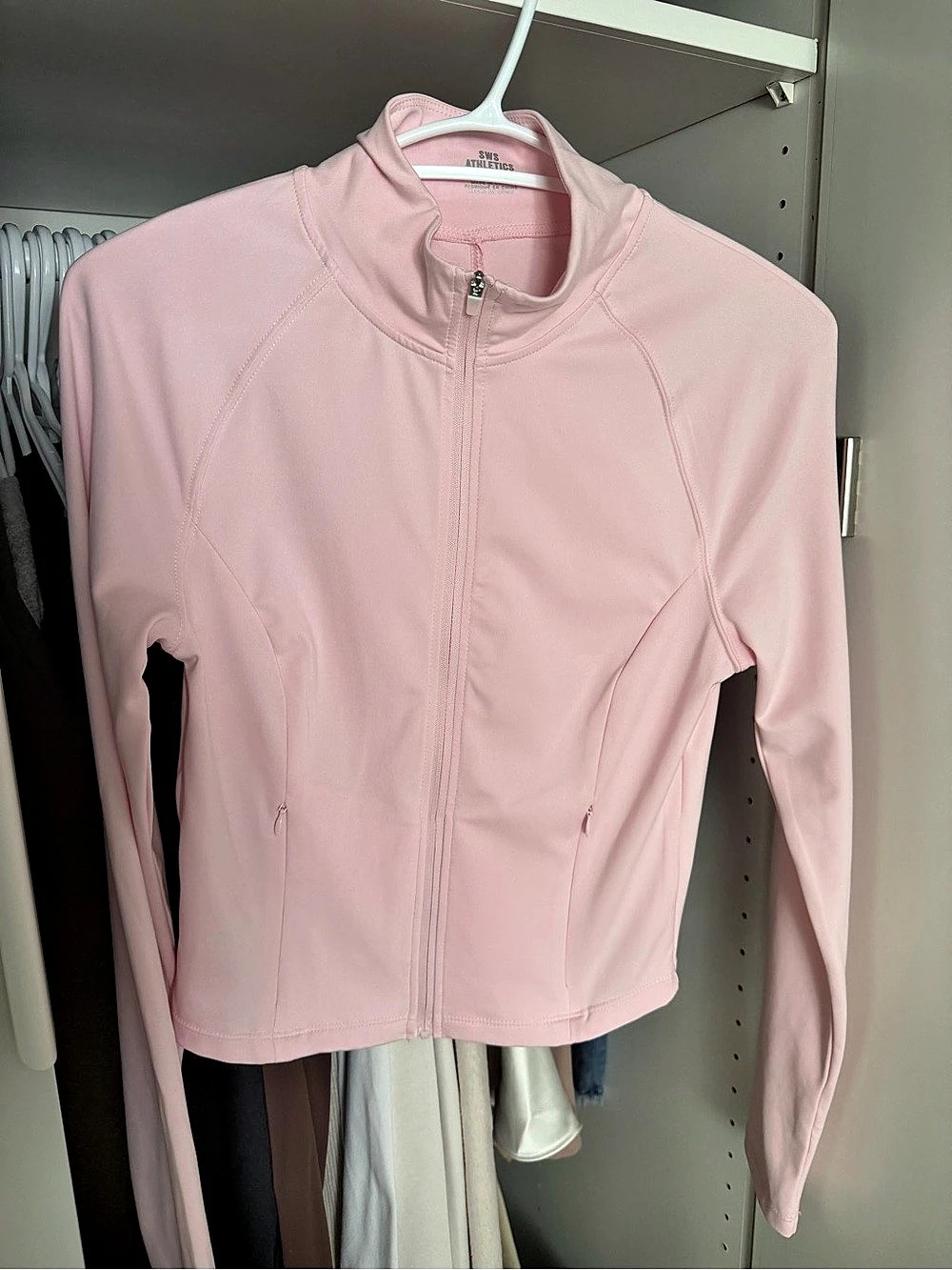 athletica Define Jacket Pink Zip-Up